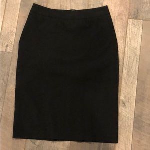 Black pencil skirt